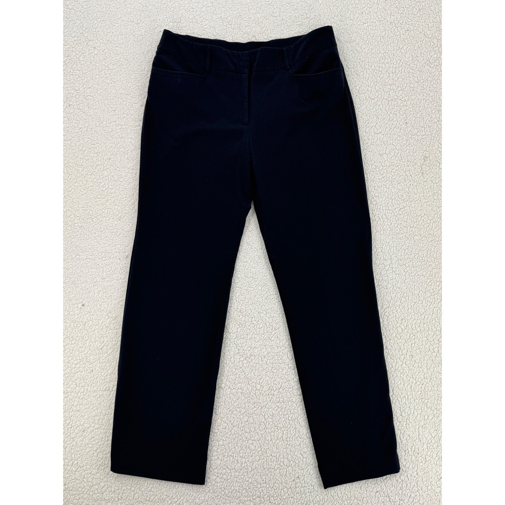 Briggs Black Dress Pants Women Size 14 Straight Leg Stretch Trousers